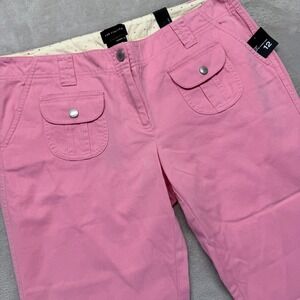 The Limited Pants Women's 12 Tierney Low Rise Curved Hip Tapered Thigh Wide‎ Leg